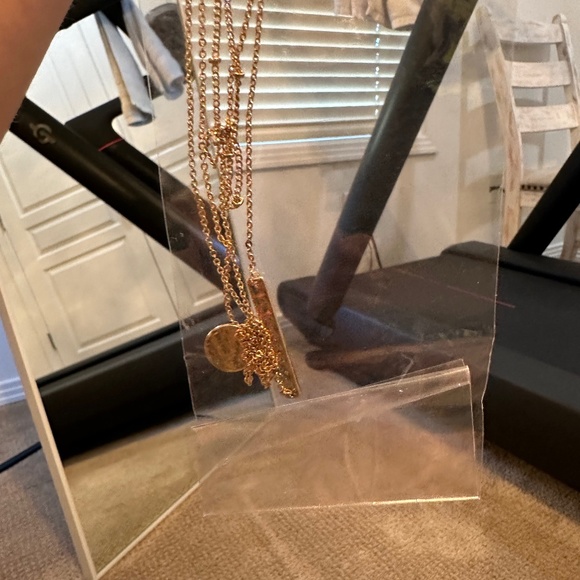 Gold necklace three layers - Picture 6 of 10